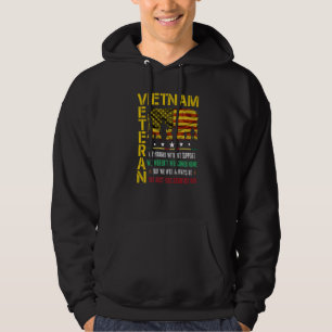 Sudadera Veterano vietnamita que luchamos sin apoyo fuimos