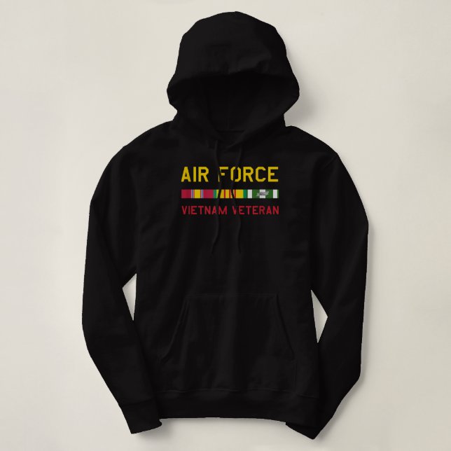 Sudadera Veteranos de la Fuerza Aérea de los Camisas de Vie (Diseño del anverso)