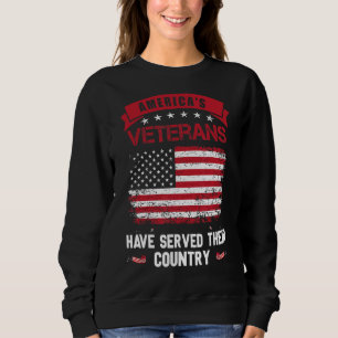 Sudadera Veteranos de los Estados Unidos han servido a su p