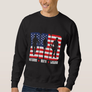 Sudadera Veteranos Patriotas por el Día de la Independencia