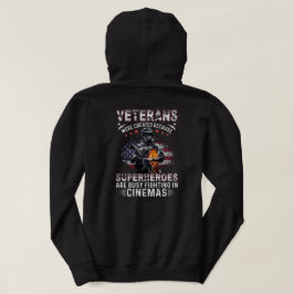 Sudadera Veteranos porque superhéroes ocupados en cines