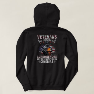 Sudadera Veteranos porque superhéroes ocupados en cines