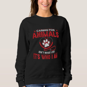 Sudadera Veterinaria Gif Vet Tech Cuidando A Los Animales