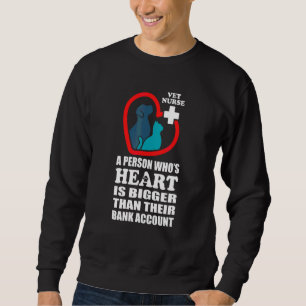Sudadera Veterinaria Mascota de Enfermería Animal Gran Cora