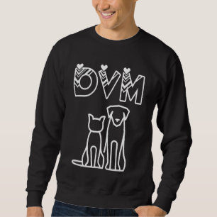 Sudadera Veterinaria Para Mujeres Hombres Niños Dvm