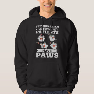 Sudadera Veterinario Mis pacientes favoritos tienen patas
