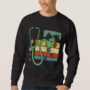 Sudadera Veterinario Técnico Veterinario I Paw Print Ste
