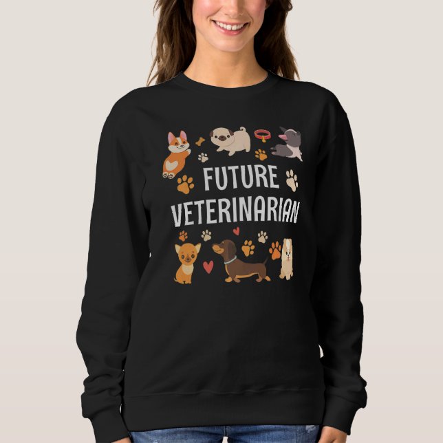 Sudadera Veterinarios Médicas Veterinarios (Anverso)