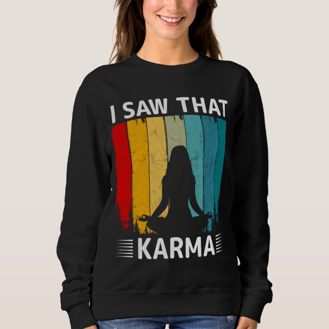 Sudadera Vi Ese Karma (Anverso)