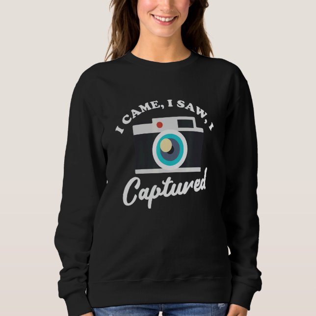 Sudadera Vi Que Capturé La Fotografía 3 (Anverso)