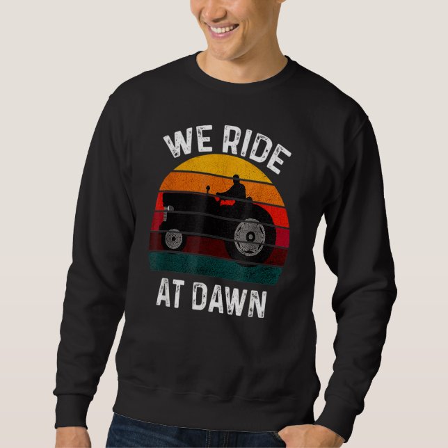 Sudadera Viajamos En Dawn Lawn Mower Lawn Mowing Dad Yard W (Anverso)