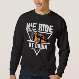 Sudadera Viajamos En Dawn Lawnmower Farmer Dad Yard Work Tr