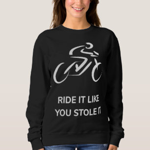 Sudadera Viajar Como Si Se Hubiera Robado La Bicicleta 1