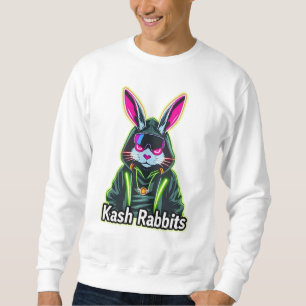 Sudadera Viajar Con Conejo Neon Kash