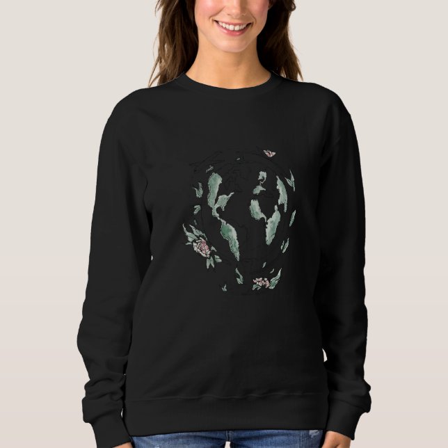 Sudadera Viajar por el mundo (Anverso)