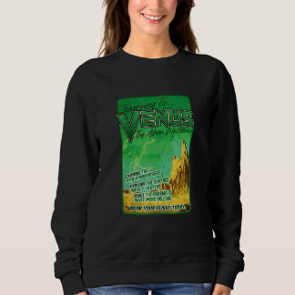 Sudadera Viaje a Venus Retro Planeta Espacial
