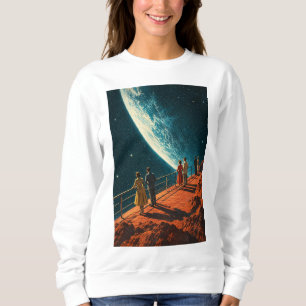 Sudadera Viaje Cósmico Vintage