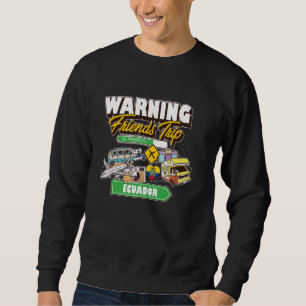 Sudadera Viaje de advertencia de amigos en curso Mamáes de