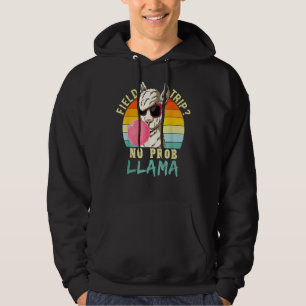 Sudadera Viaje de campo no prob llama divertido día de camp
