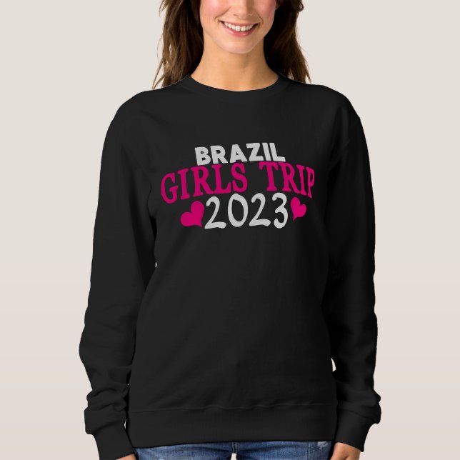 Sudadera Viaje de chicas a Brasil 2023 Fiesta de despedida  (Anverso)