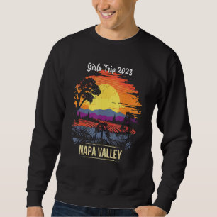 Sudadera Viaje de chicas al valle de Napa 2023 Viñedo Vinta