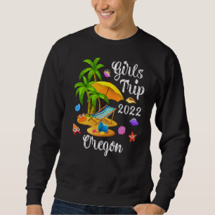 Sudadera Viaje de Chicas de vacaciones de verano en palmera