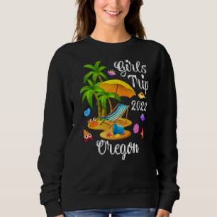Sudadera Viaje de Chicas de vacaciones de verano en palmera