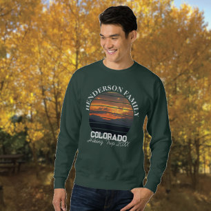 Sudadera Viaje de Colorado Family Reunion Senderismo 20XX