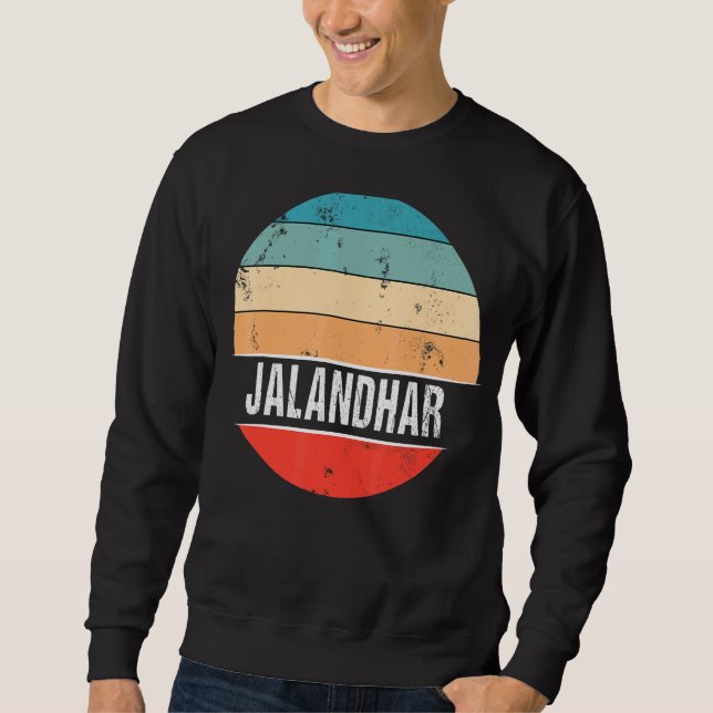 Sudadera Viaje de la ciudad de Jalandhar India (Anverso)