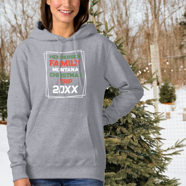 Sudadera Viaje de Navidades familiares coincidentes 20XX (Subido por el creador)