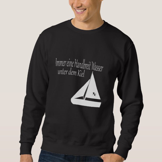 Sudadera Viaje de tripulación deportiva náutica en velero (Anverso)