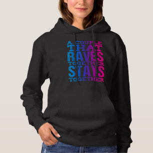 Sudadera Viaje del Festival de Música Edm Dance Pareja Rave