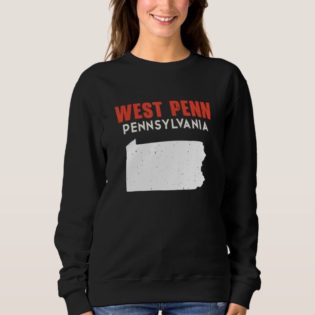 Sudadera Viaje Oeste Penn Pensilvania Estados Unidos Améric (Anverso)