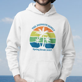 Sudadera Viaje personalizado a la isla tropical Palmeras