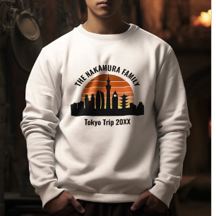 Sudadera Viaje personalizado al atardecer en Tokio, Japón