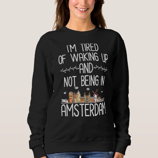 Sudadera Viajero de Ámsterdam (Anverso)