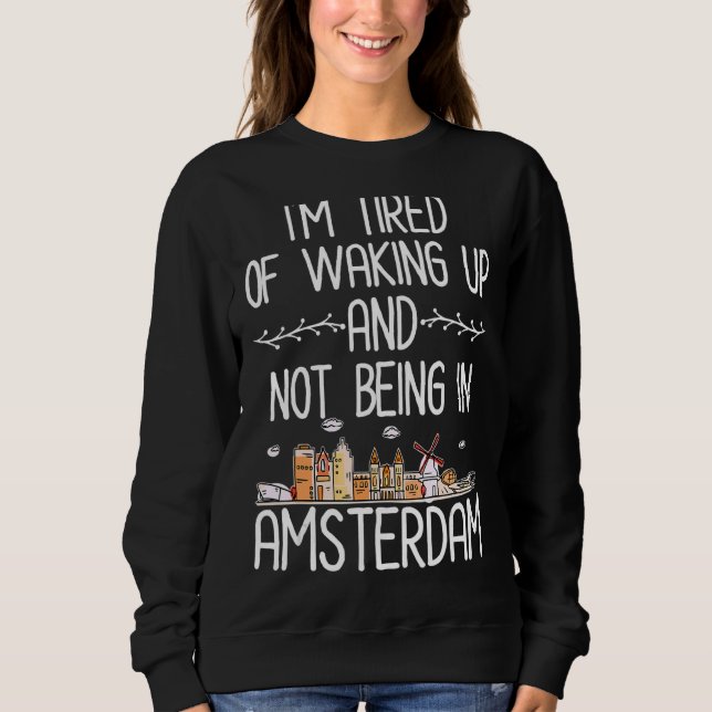 Sudadera Viajero de Ámsterdam (Anverso)