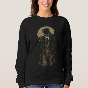 Sudadera Viajero Del Espacio Exterior En El Astronau Retro