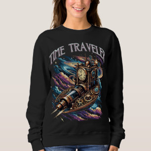 Sudadera Viajero del Tiempo - Aventura espacial Steampunk