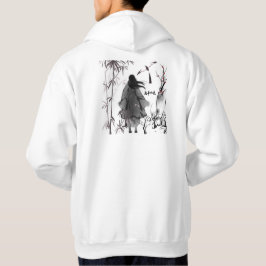 Sudadera Viajero solitario - Bosque de bambú Sumi-e