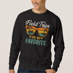Sudadera Viajes De Campo Vintage Son Mi Campo Escolar Favor