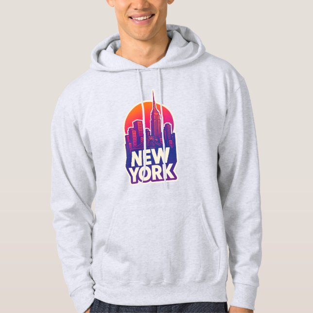 Sudadera Vibe Apparel de Nueva York (Anverso)