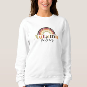 Sudadera Vibe otoñal arcoiris
