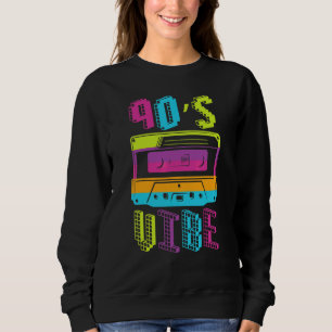 Sudadera Vibe Retro de los 90 Música Guay 90s Fiesta de dis
