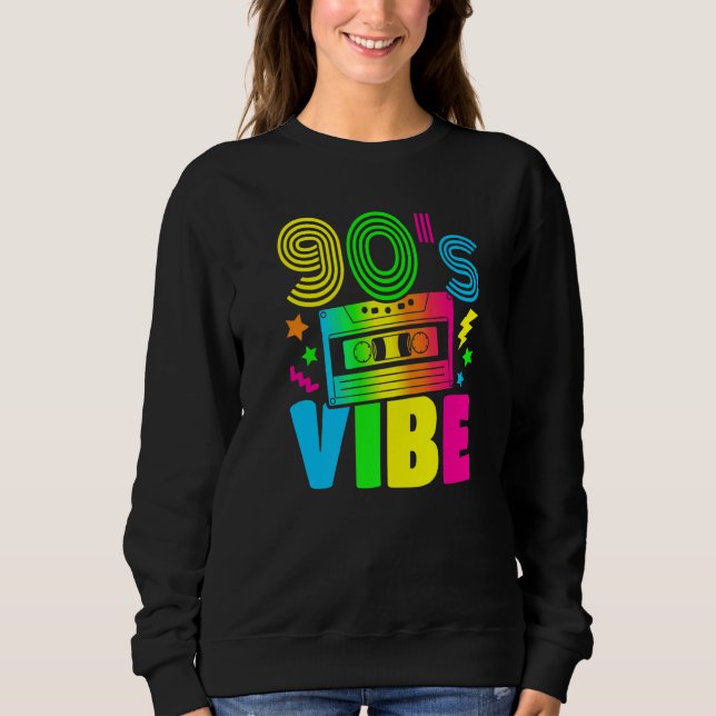 Sudadera Vibe Retro de los años 90 Estilos de los 90 Fiesta (Anverso)