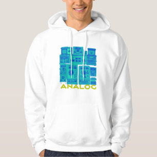 Sudadera Vibes analógicas: diseño técnico retro