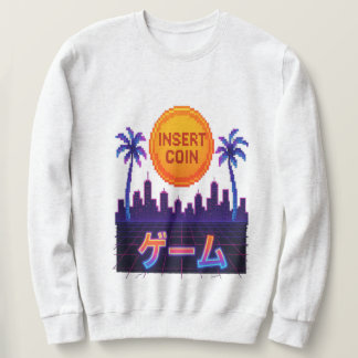 Sudadera Vibes de arcada retro - Insertar diseño de arte de
