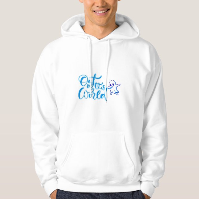 Sudadera Vibes de fantasma espaciales - Diseño de Halloween (Anverso)