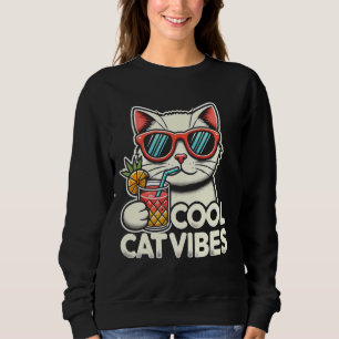 Sudadera Vibes de gatos de Guay, un gato tropical de moda d