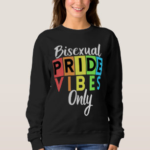 Sudadera Vibes de orgullo bisexual sólo para mujeres Lgbtqi